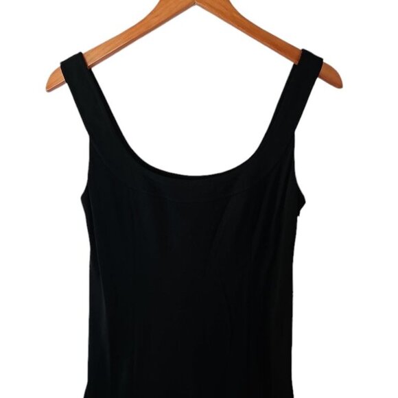 Lauren Ralph Lauren Petite Black A‎ Line dress Midi 6P Sleeveless Classic - Picture 4 of 13